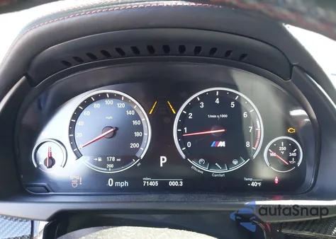 2017 BMW X6 M z USA, uszkodzony, nr VIN 5YMKW8C54H0U71794